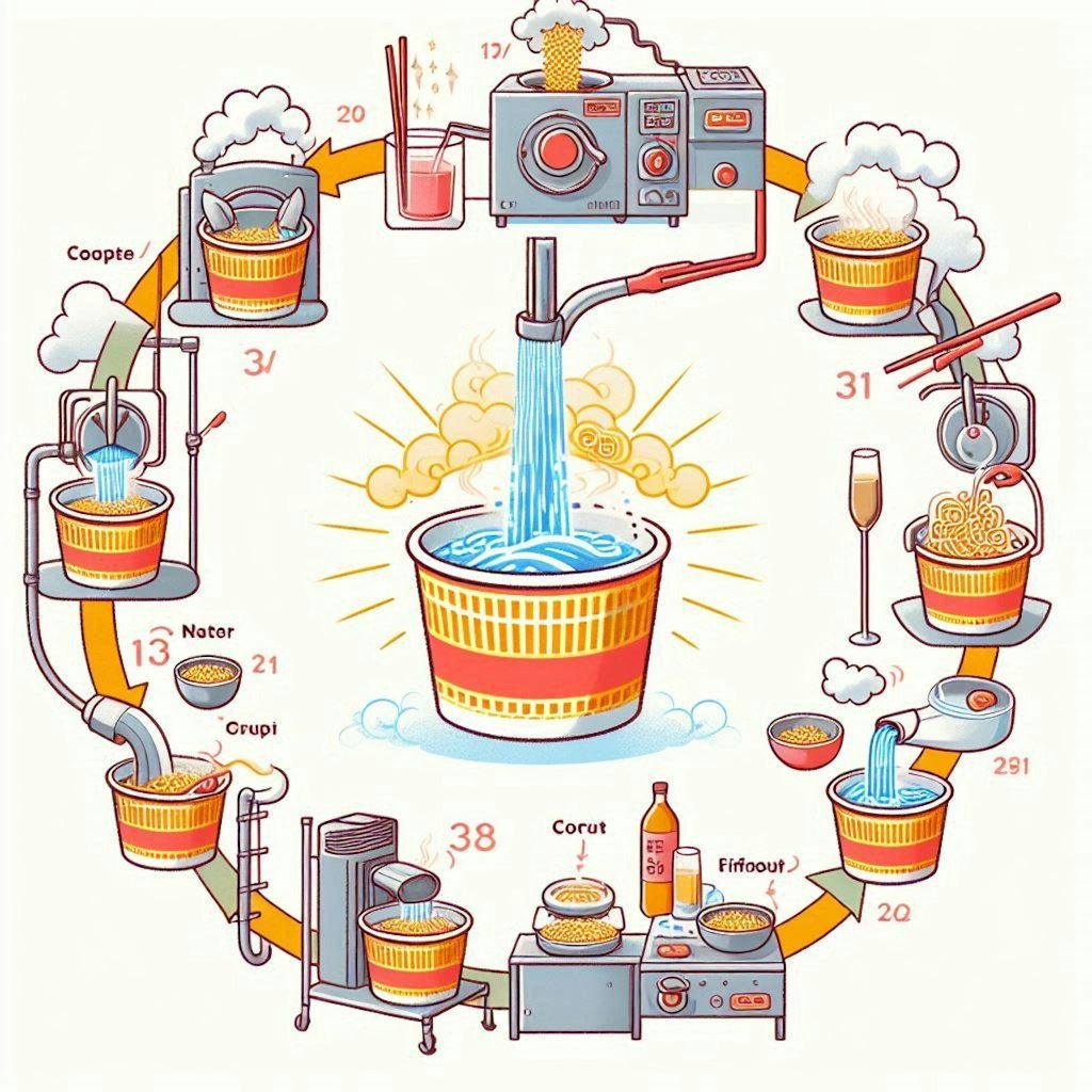 カップ麵の作り方(今日は謎な物を作りたい気分らしい1)
