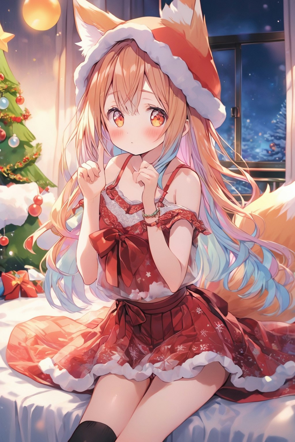 クリスマス狐っ娘ちゃん