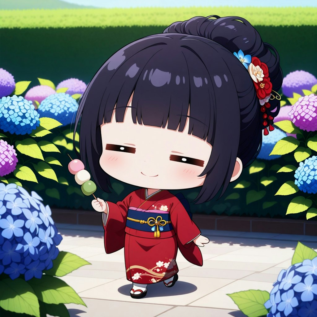 花も団子も