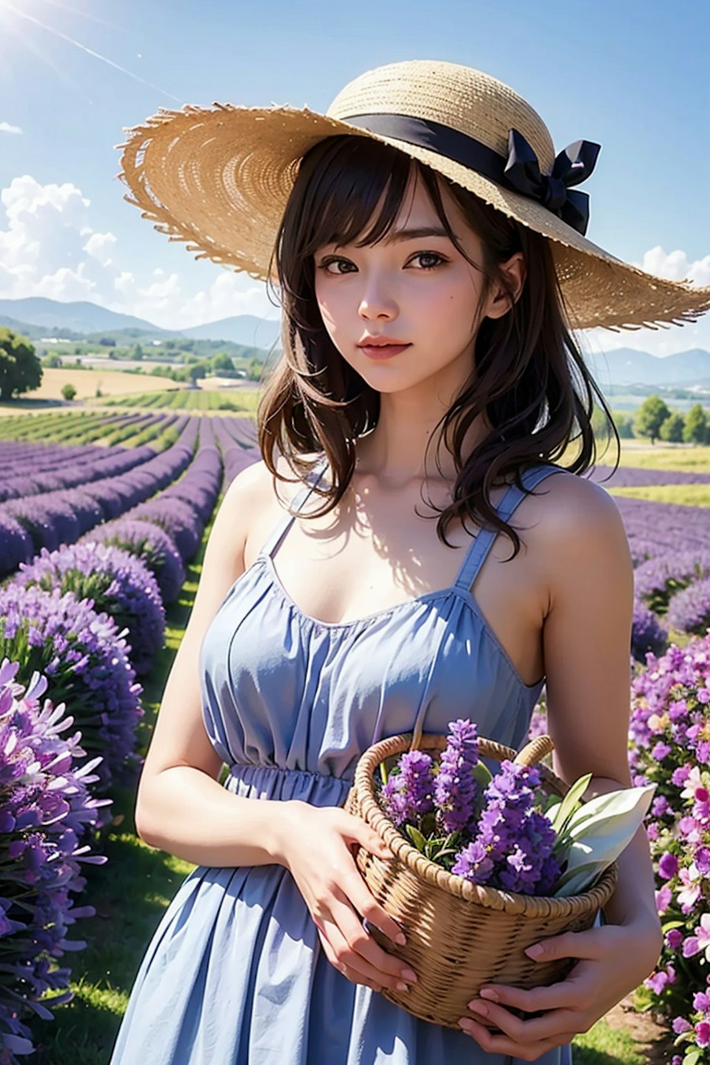 in the lavender fields of Provence