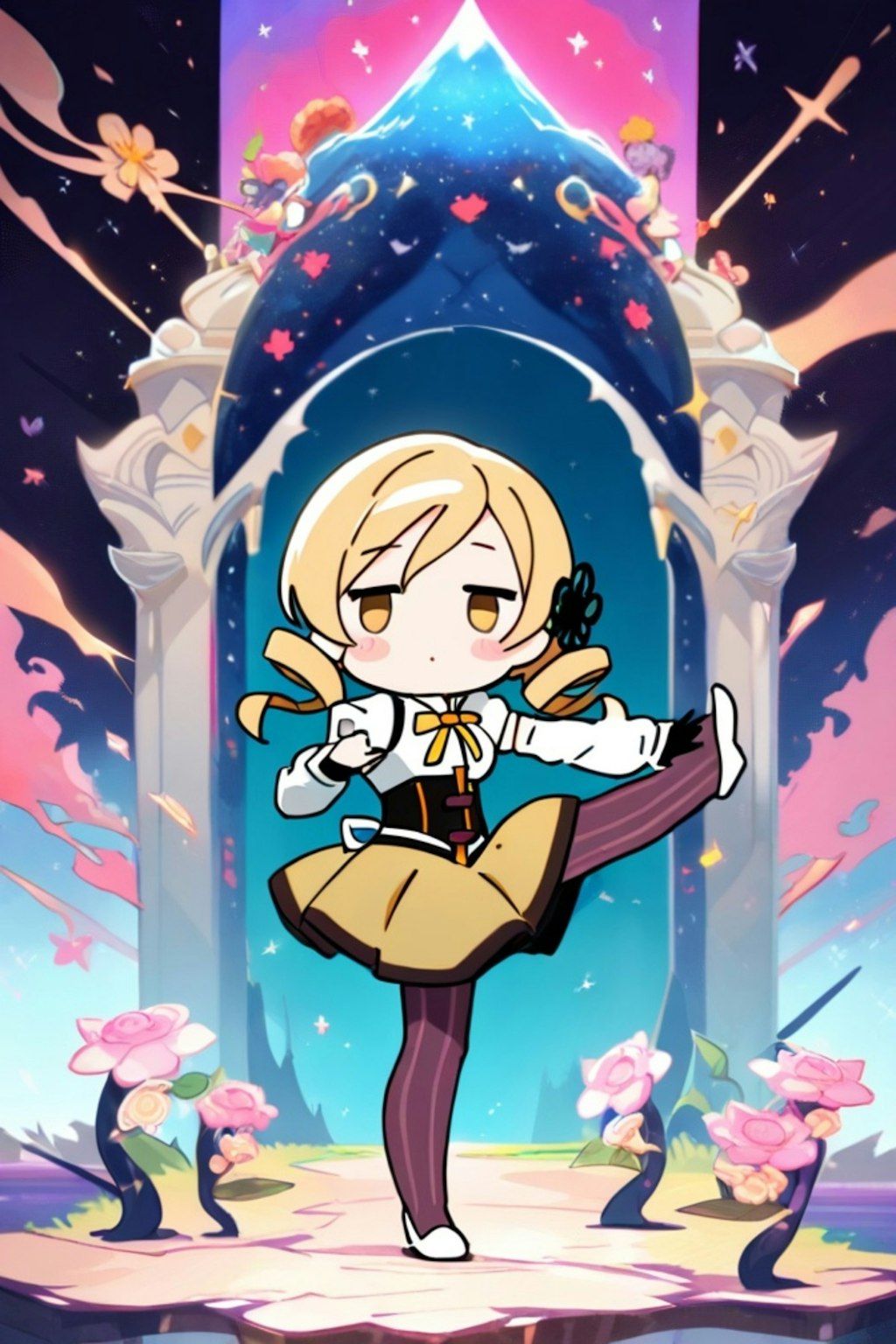 踊るマミさん