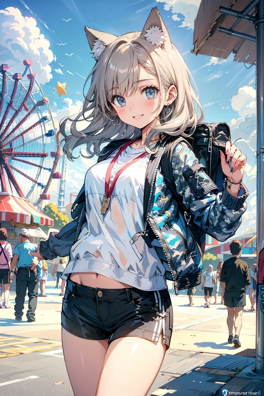 へー、ここが遊園地ってところか🎡