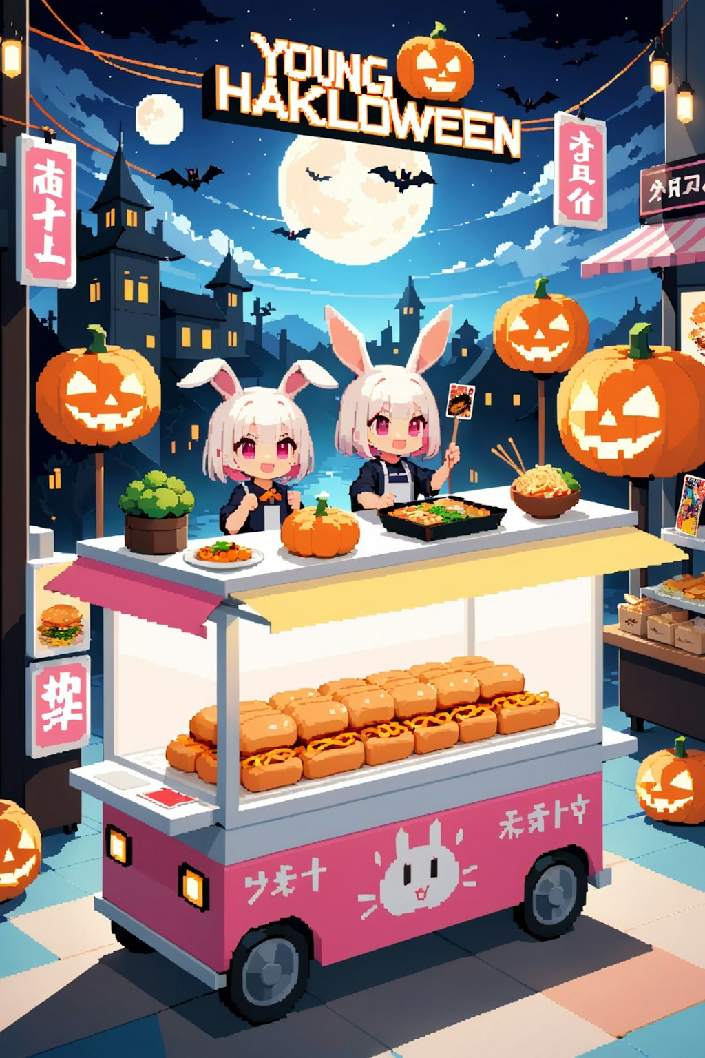 ハロウィン焼きそばパン