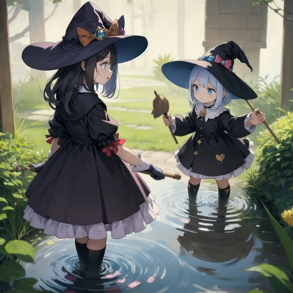 姉妹のpubble witchちゃん