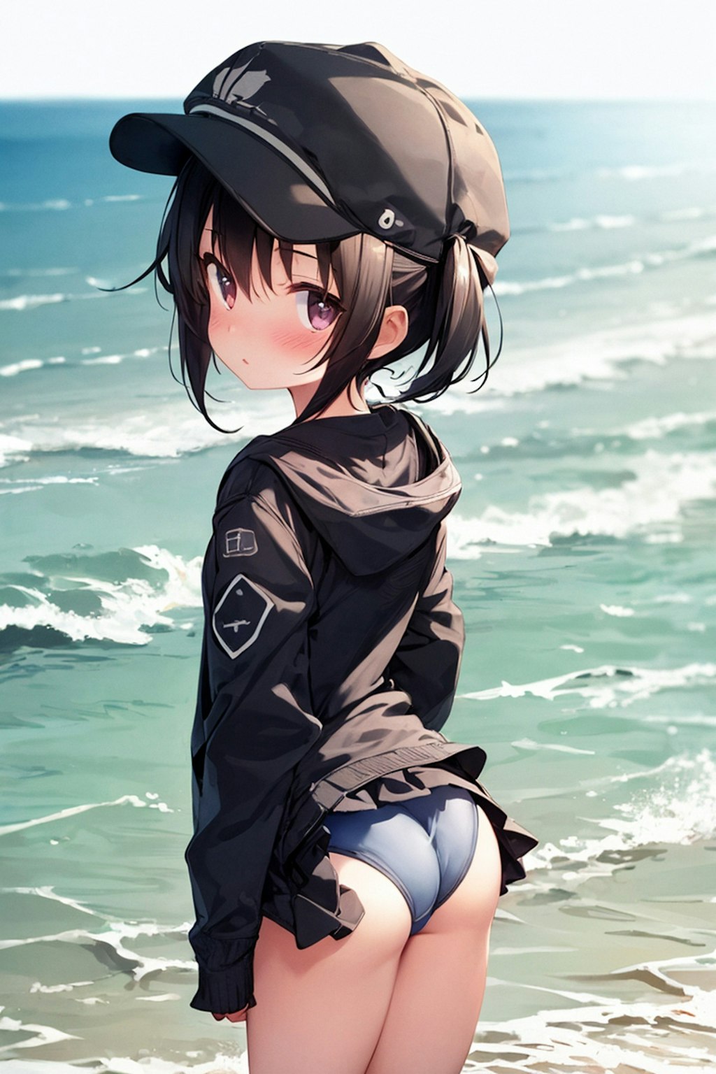 海辺の少女