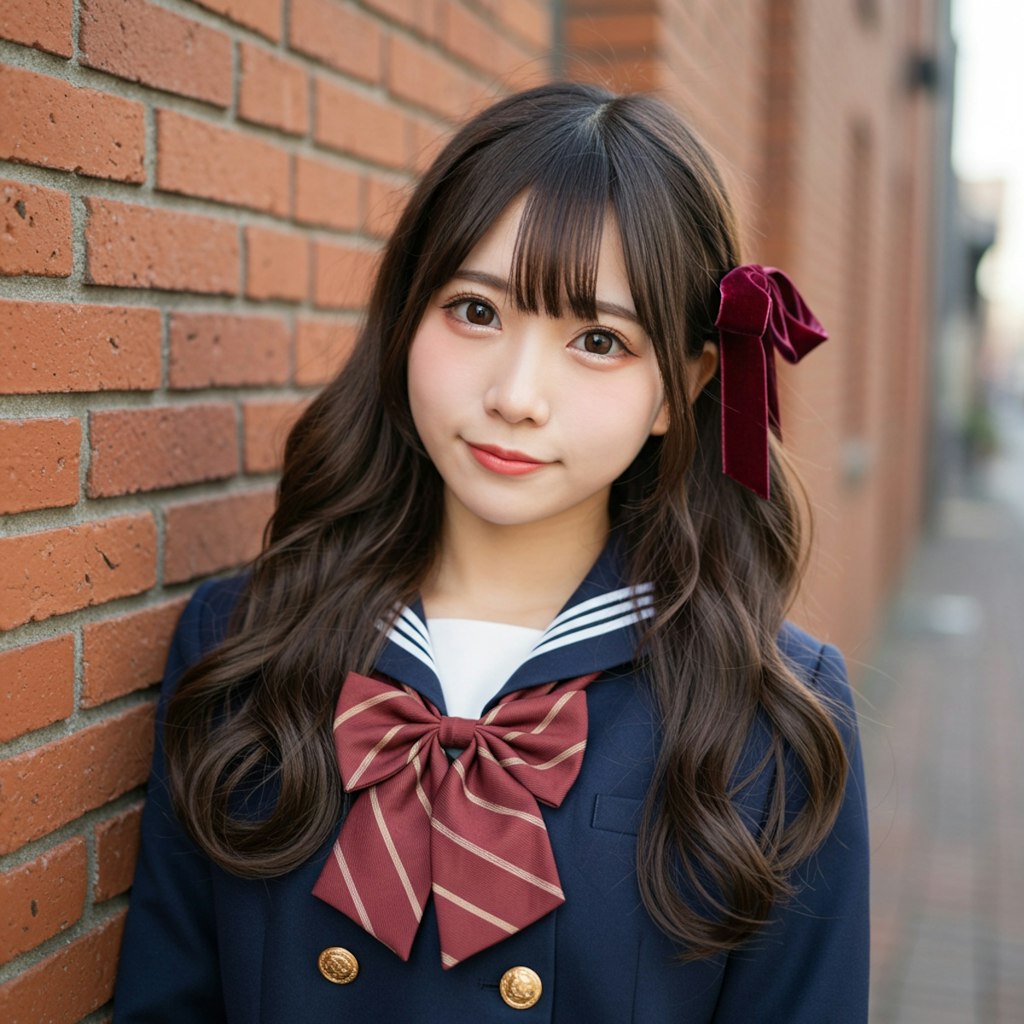 赤レンガポートレート