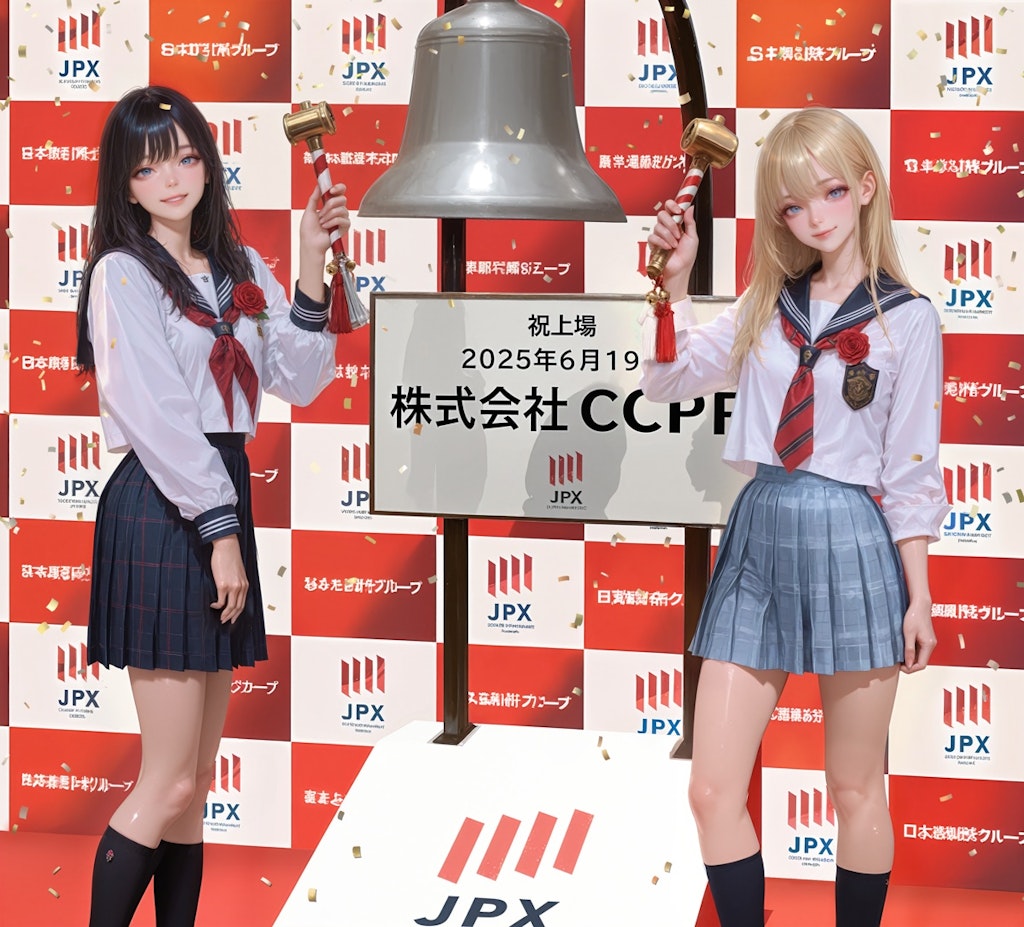 🎊新興市場に上場した、ちちぷい運営w