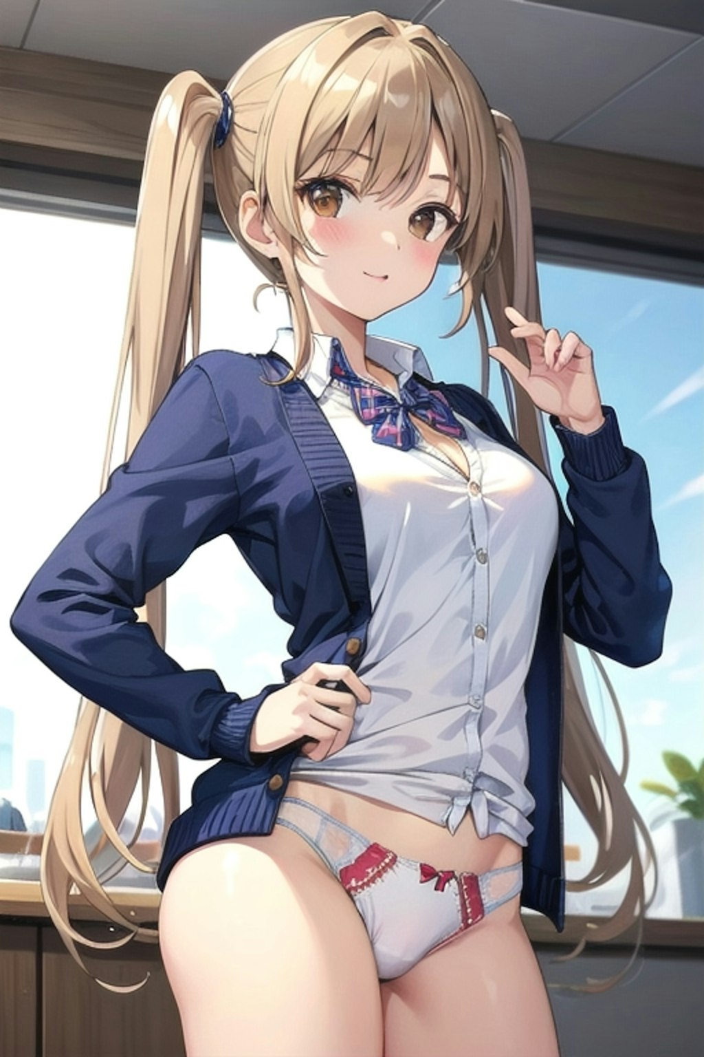 School twintails girl