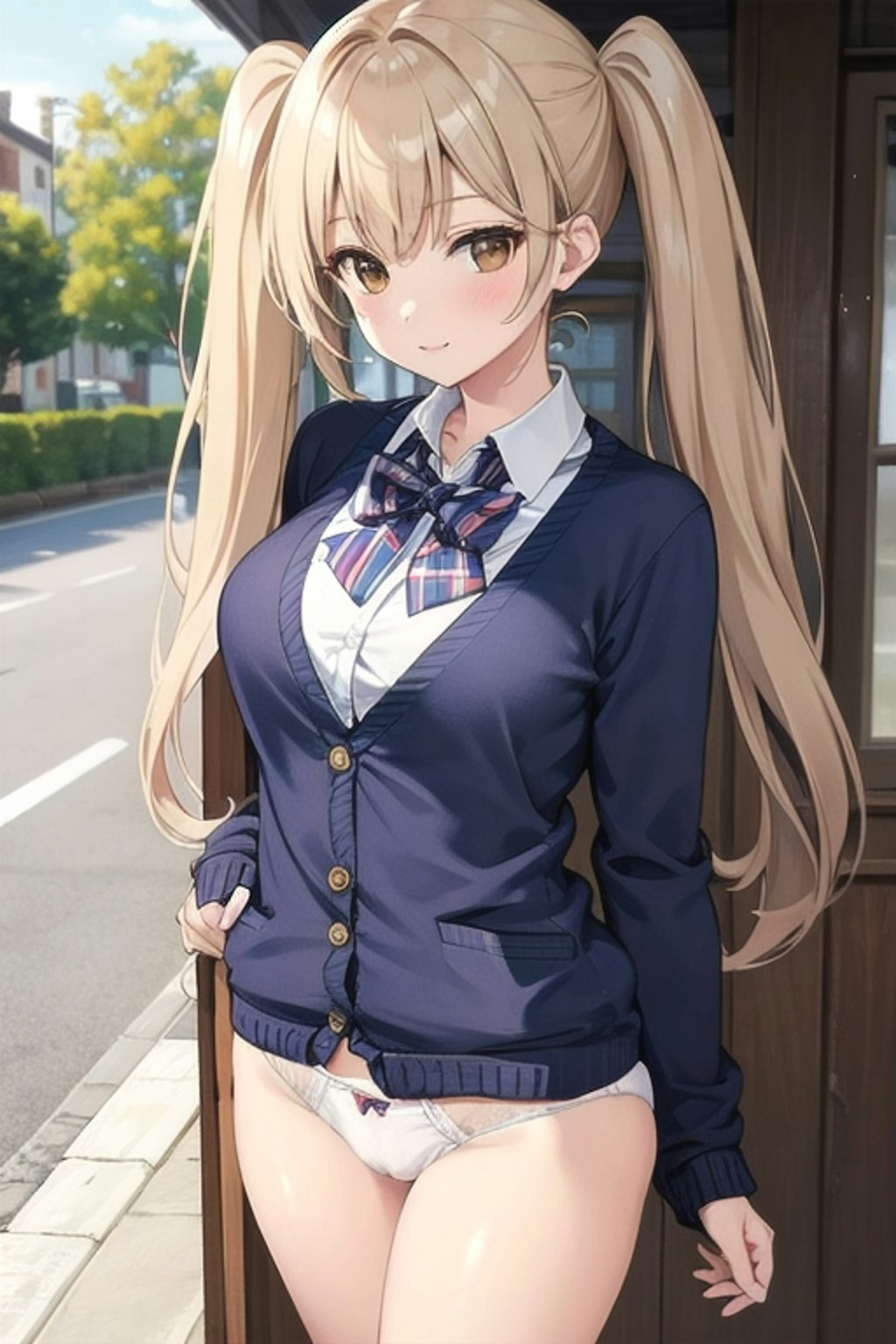 School twintails girl