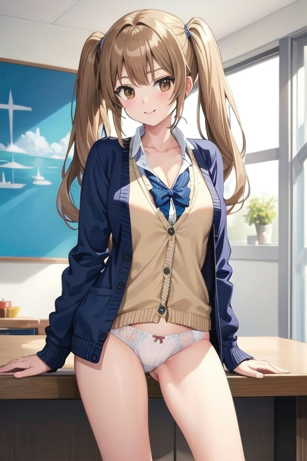 School twintails girl