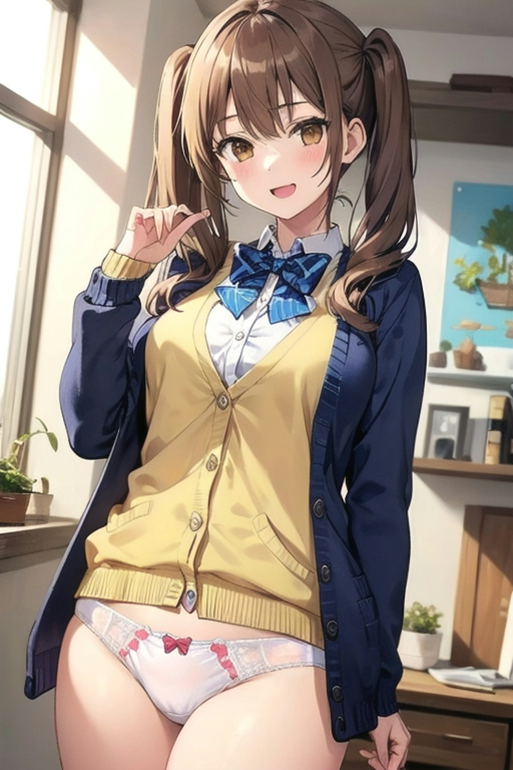 School twintails girl