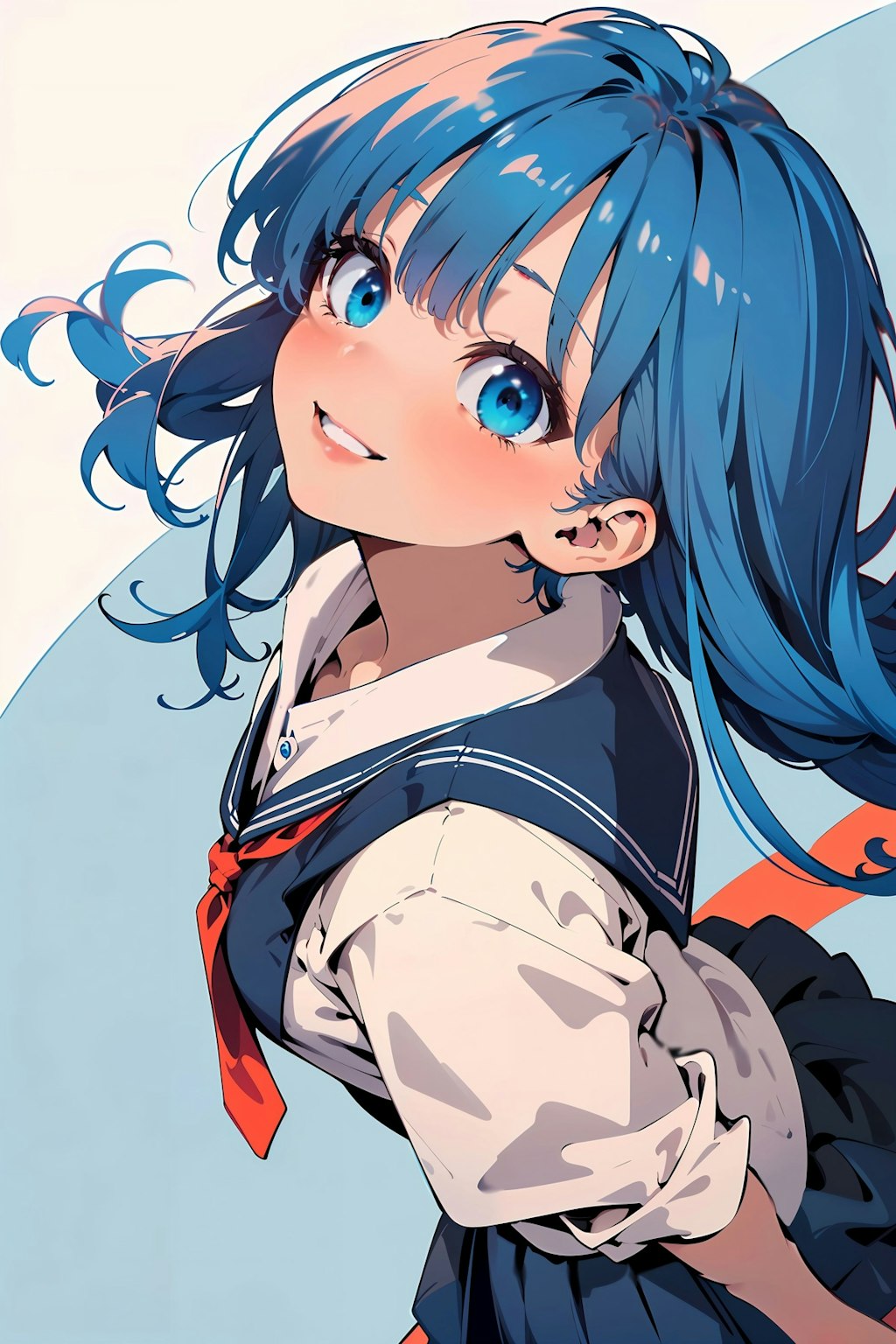 【05】High School Girl [blue]