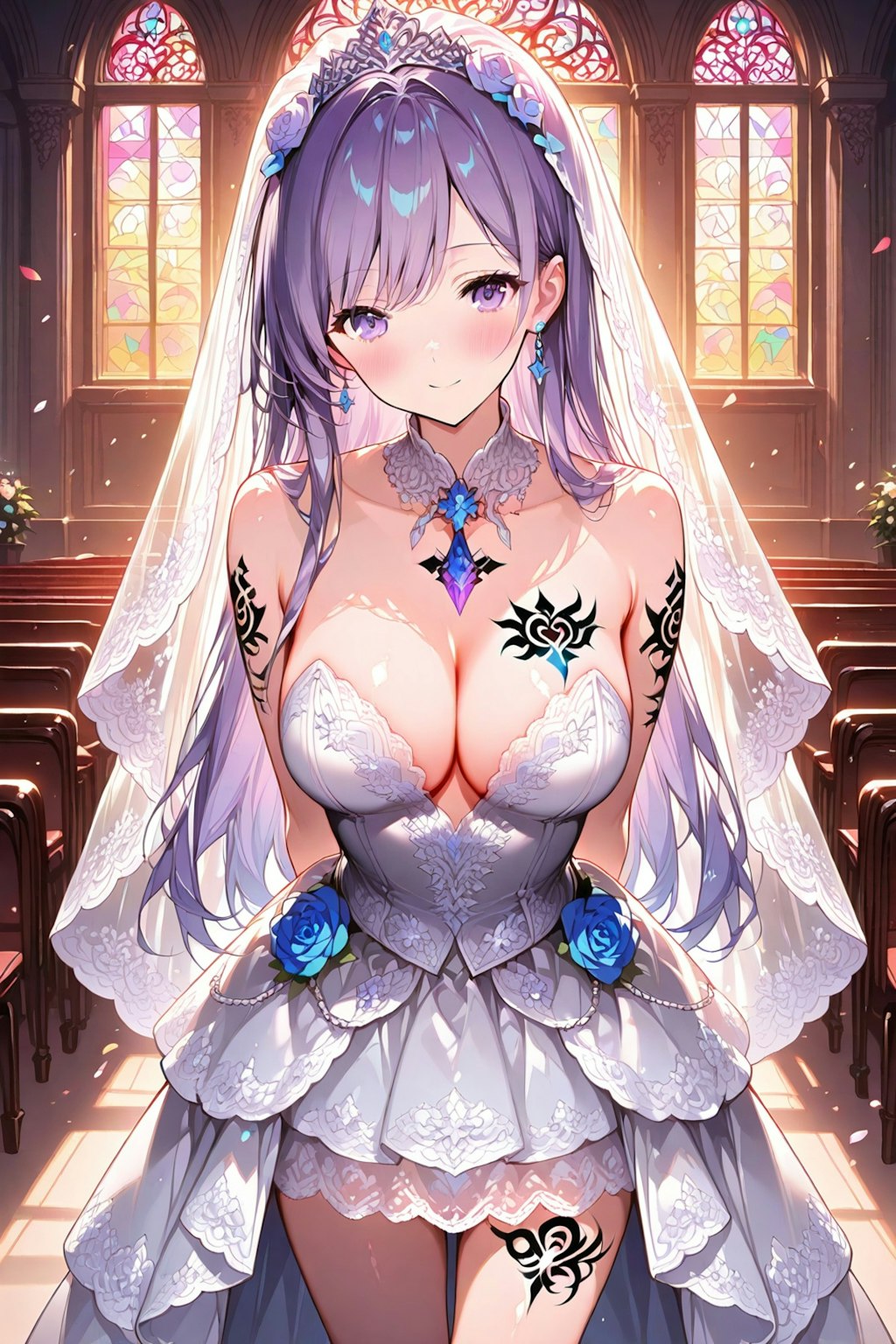 モア😍💞のウエディングドレス姿💍👗