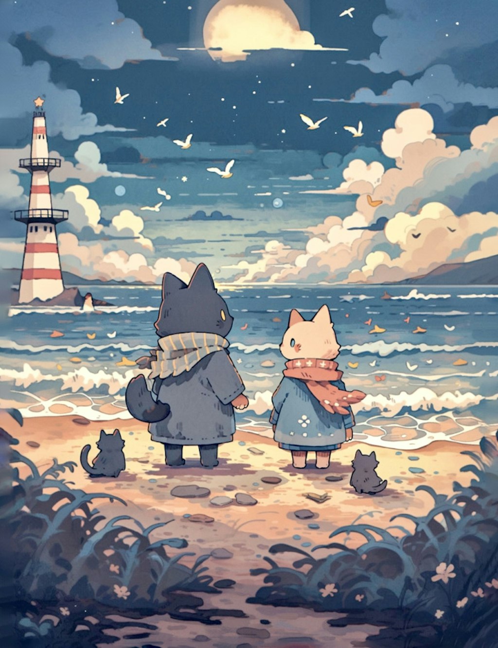 猫と灯台