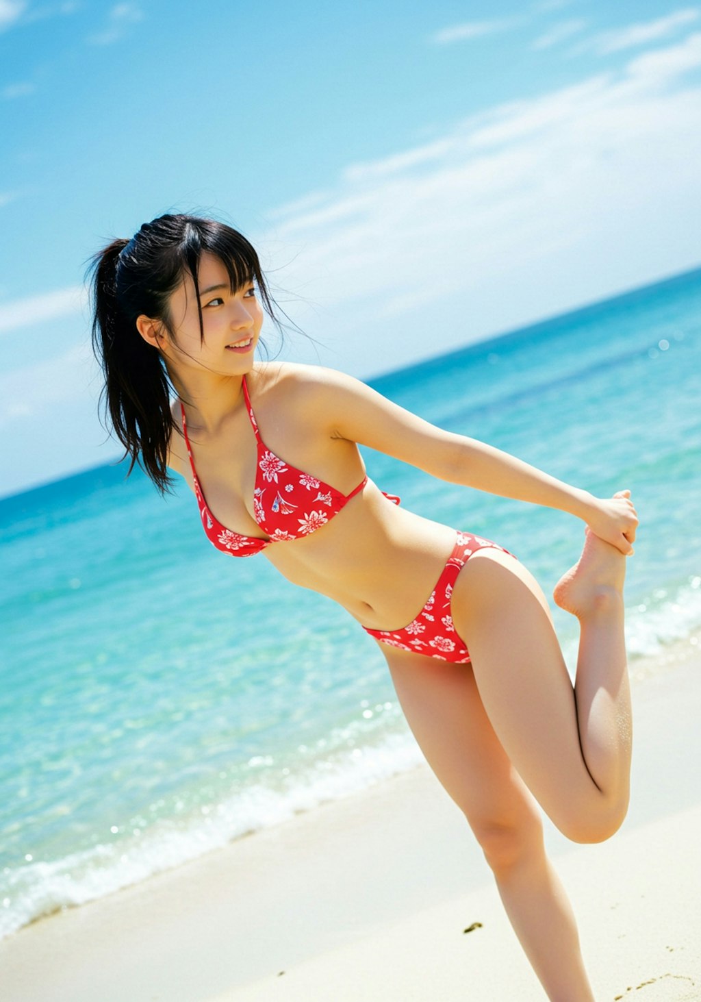 ImageFXで彼女の水着姿２
