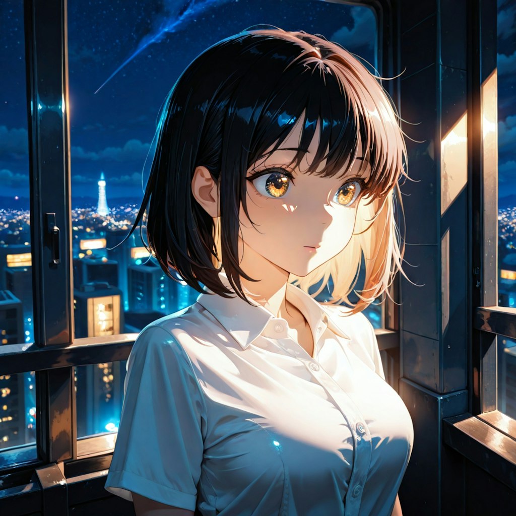 one girl