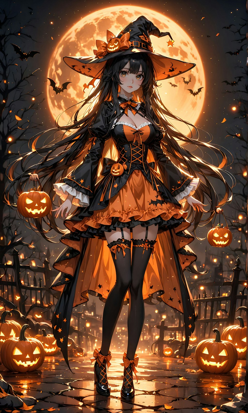 ハロウィンの魔女