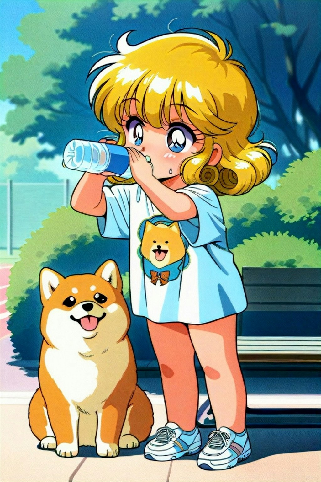 暑いので水分補給🥤