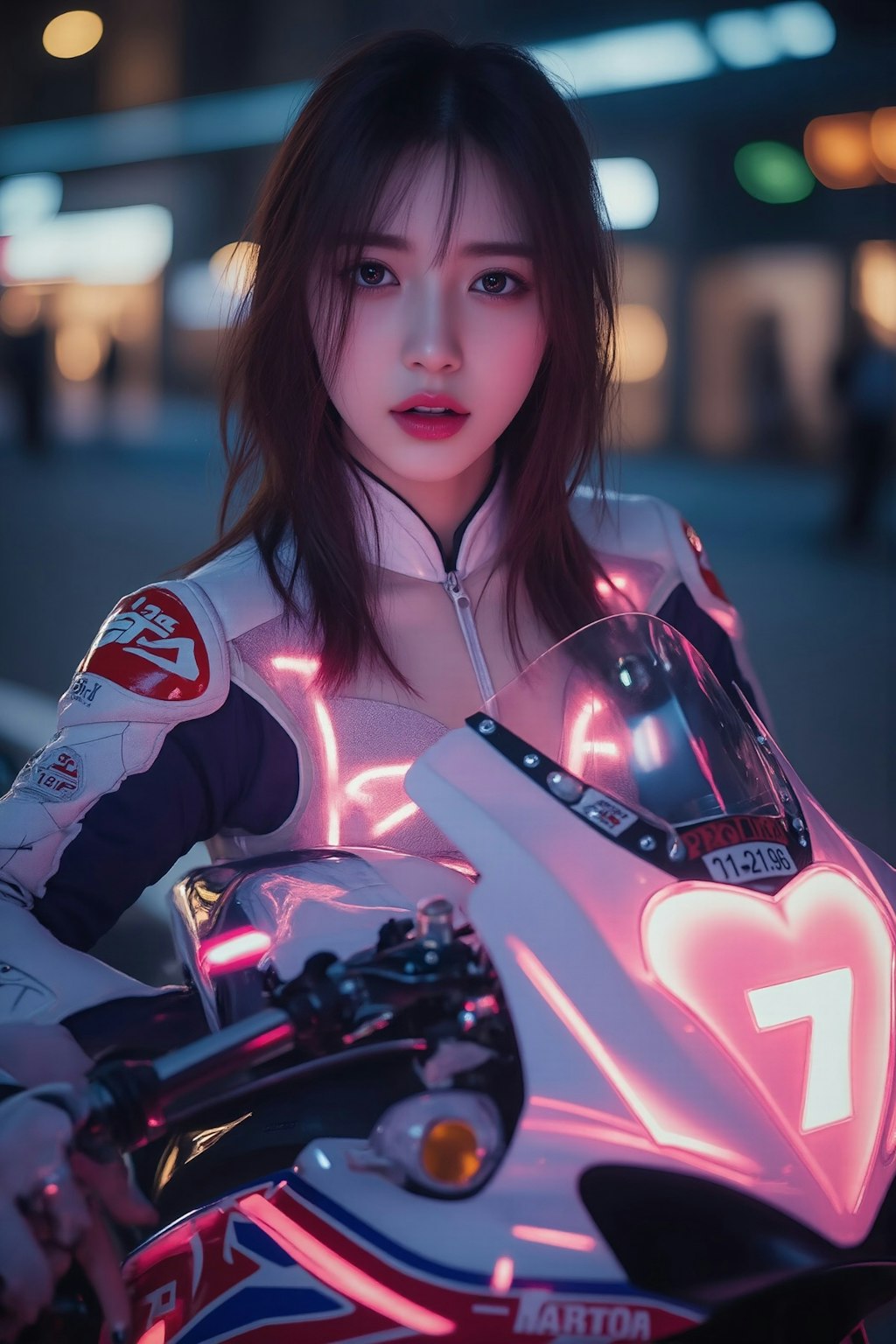 美女ライダー②