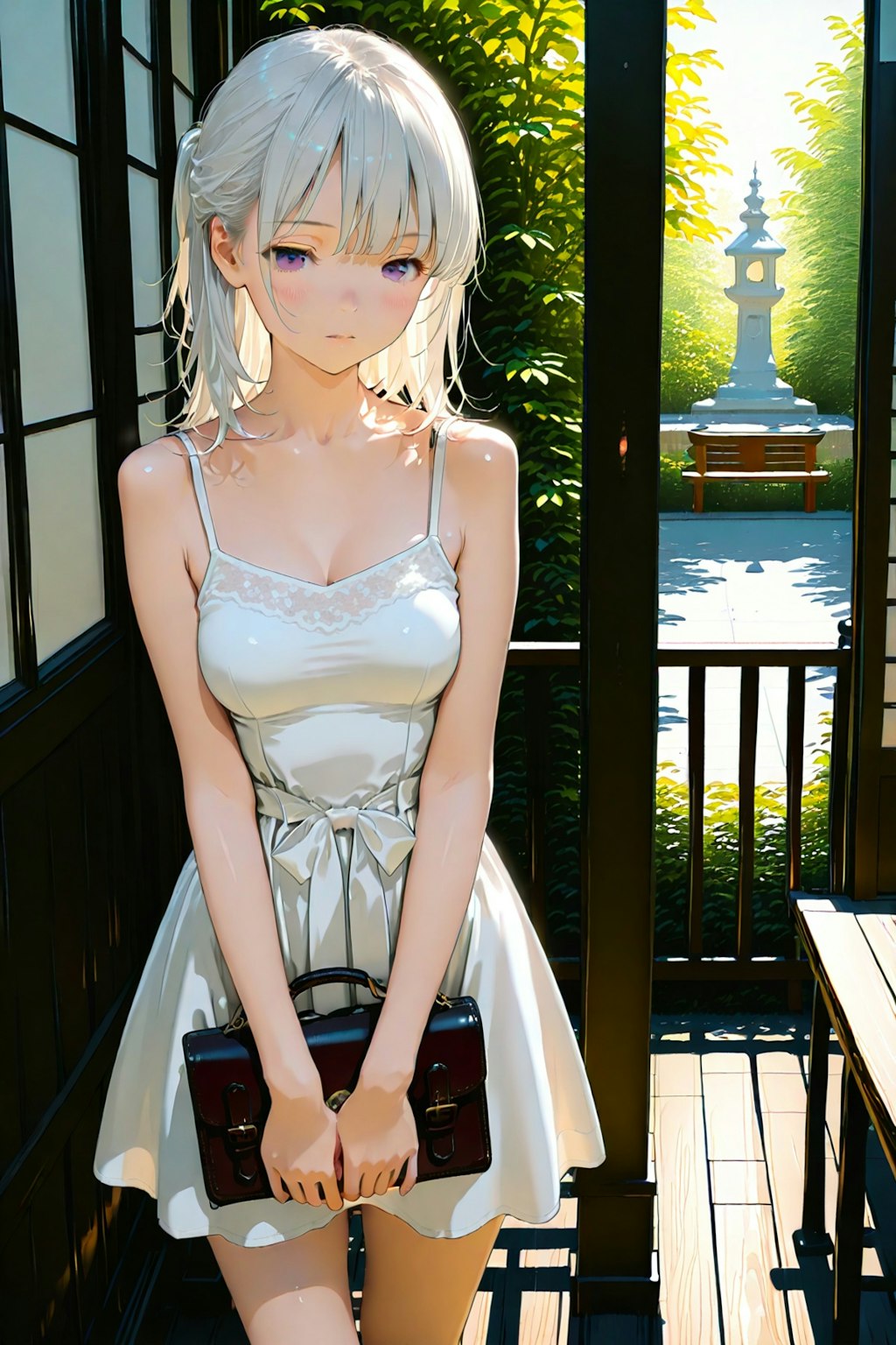 (953HQ)銀髪ちゃんワンピース