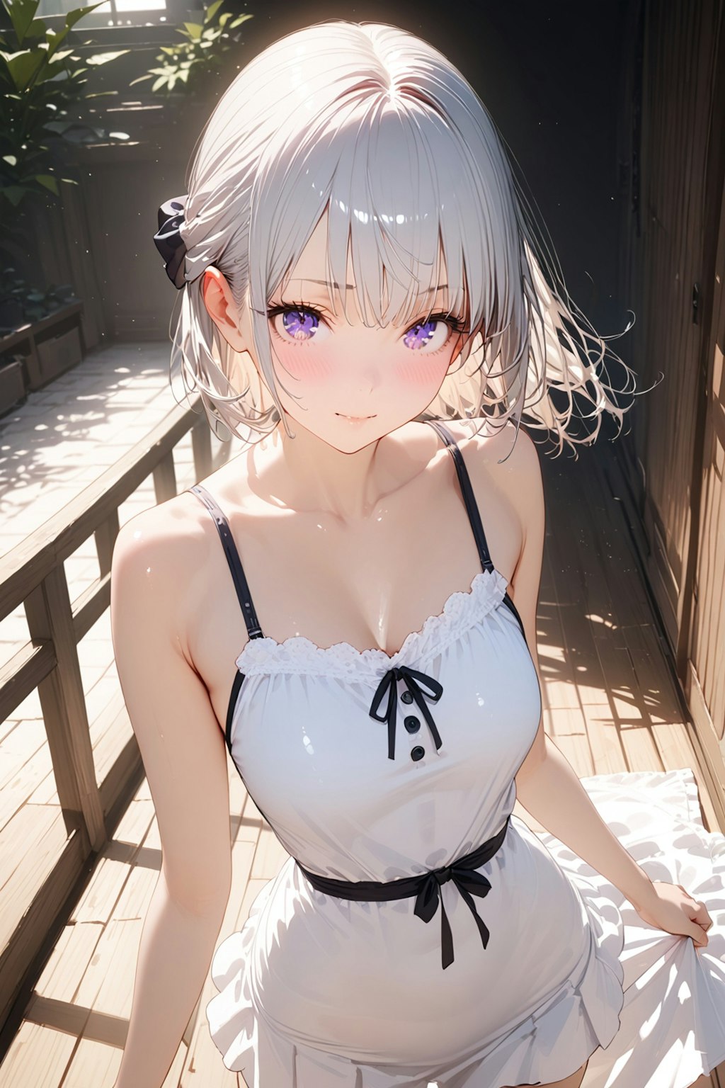 (953HQ)銀髪ちゃんワンピース