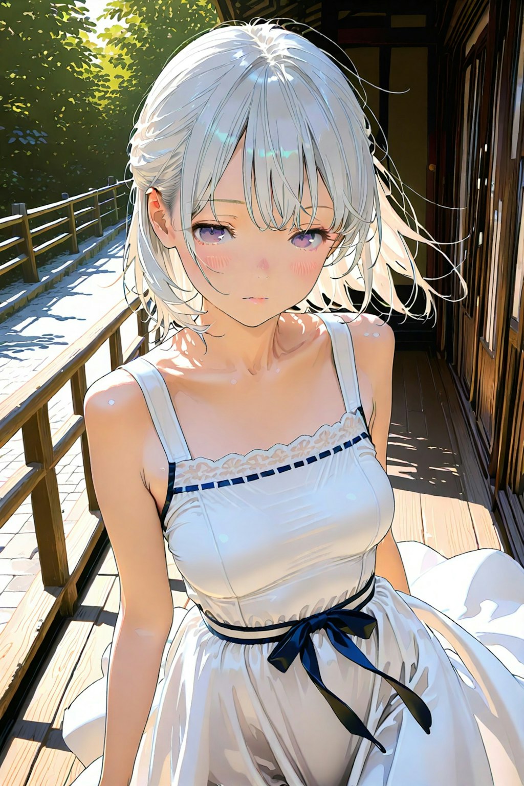 (953HQ)銀髪ちゃんワンピース