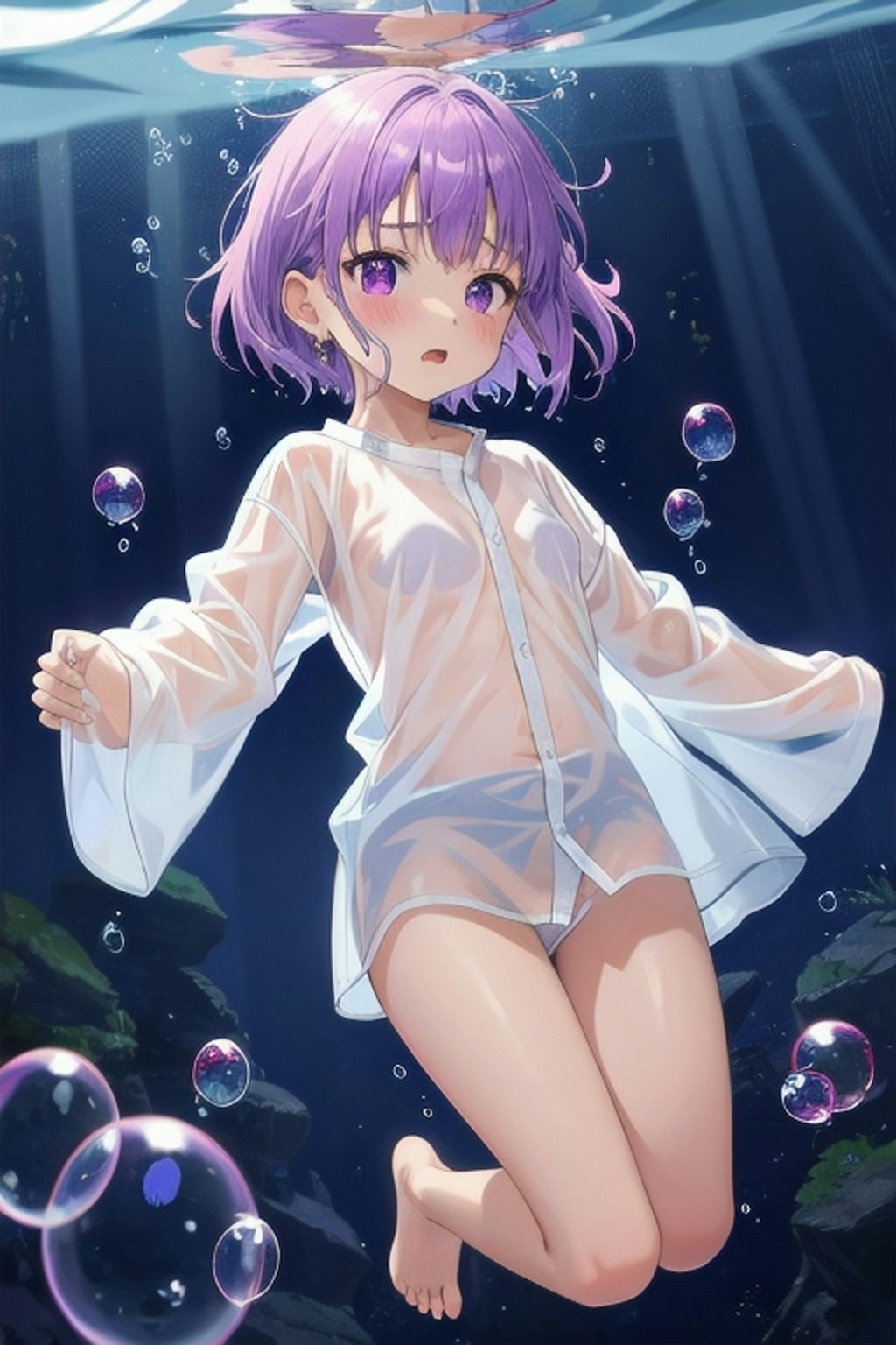 炭酸少女〜清楚可憐💜grape soda 〜