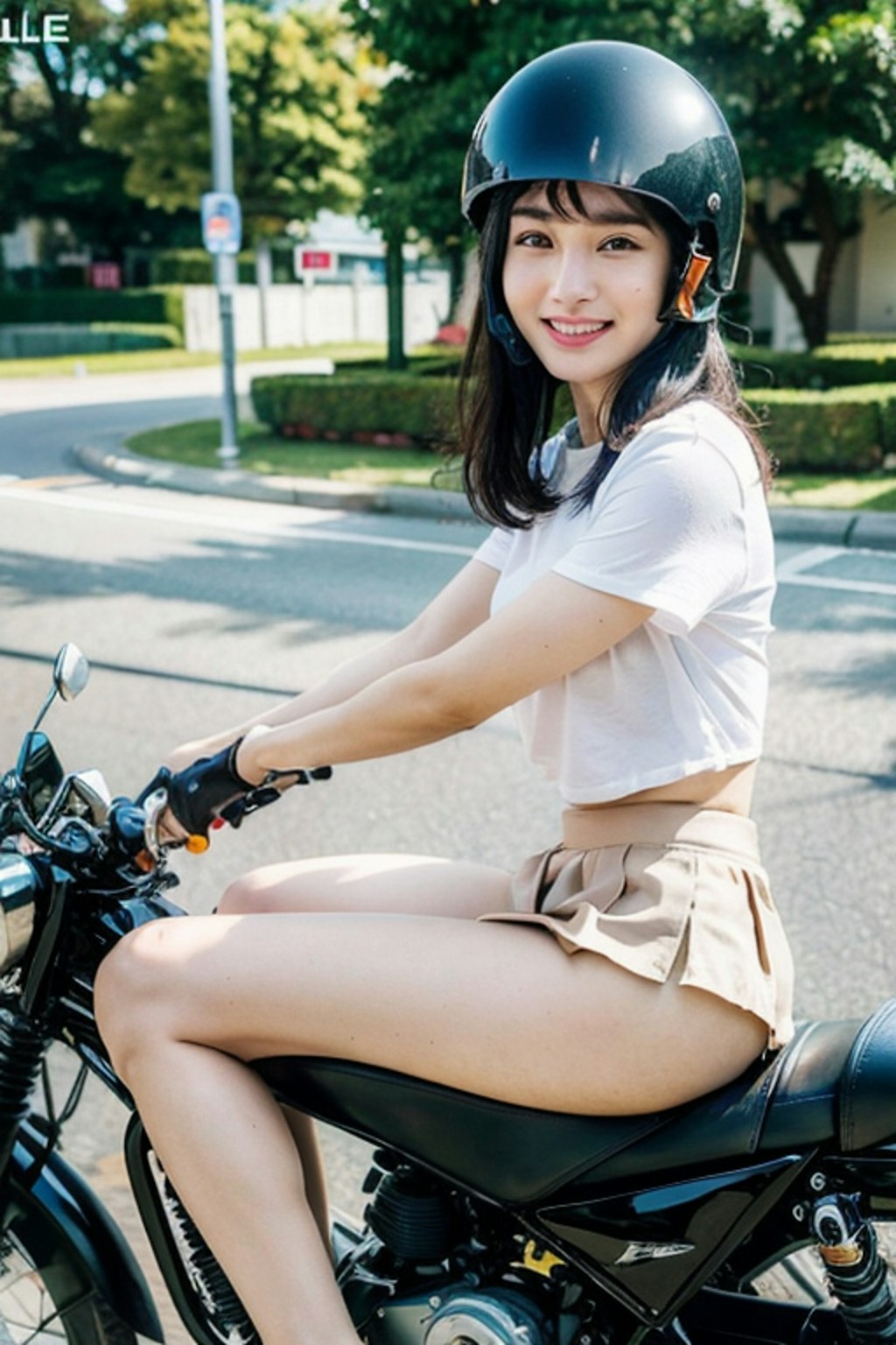 後ろに乗っていいよ💚（バイク女子Part3終）