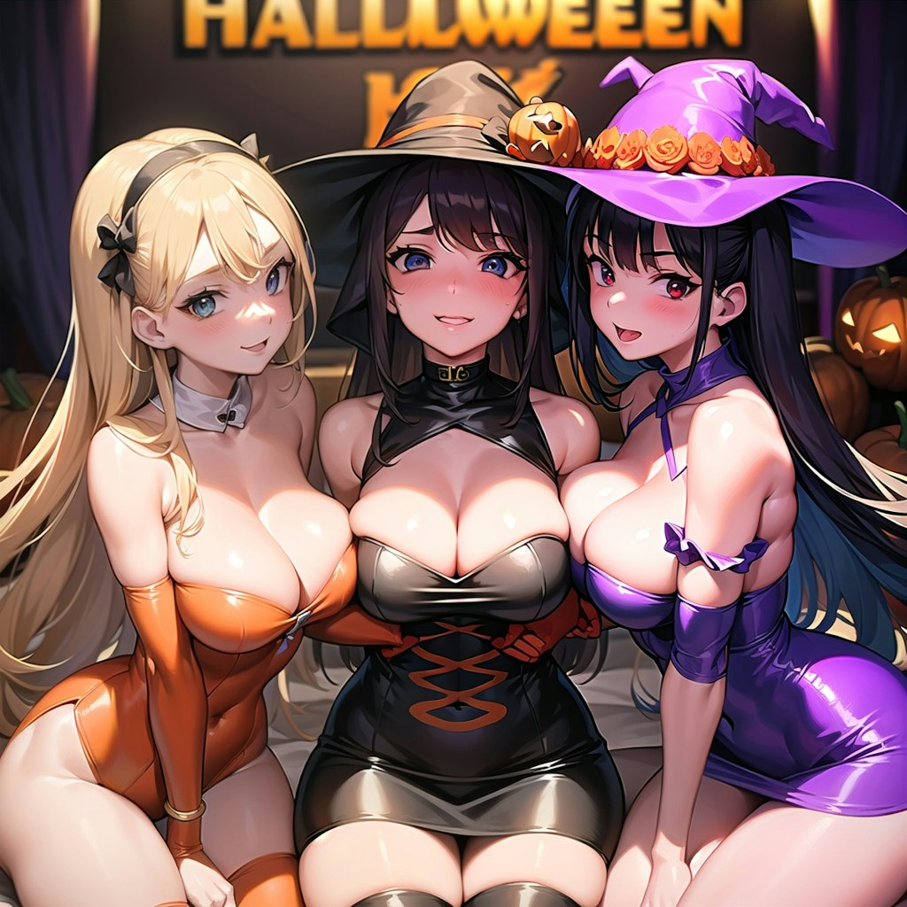 ハロウィン中なお店