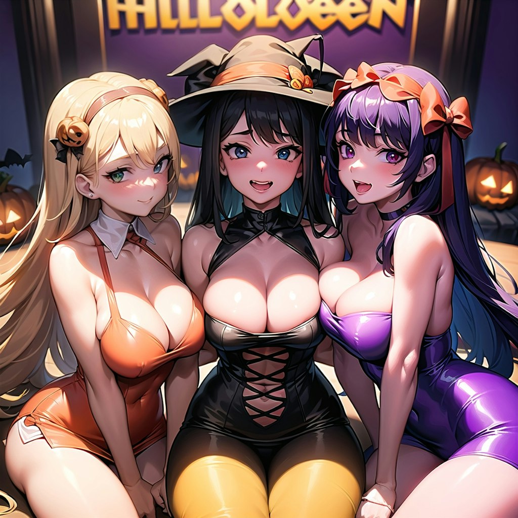 ハロウィン中なお店