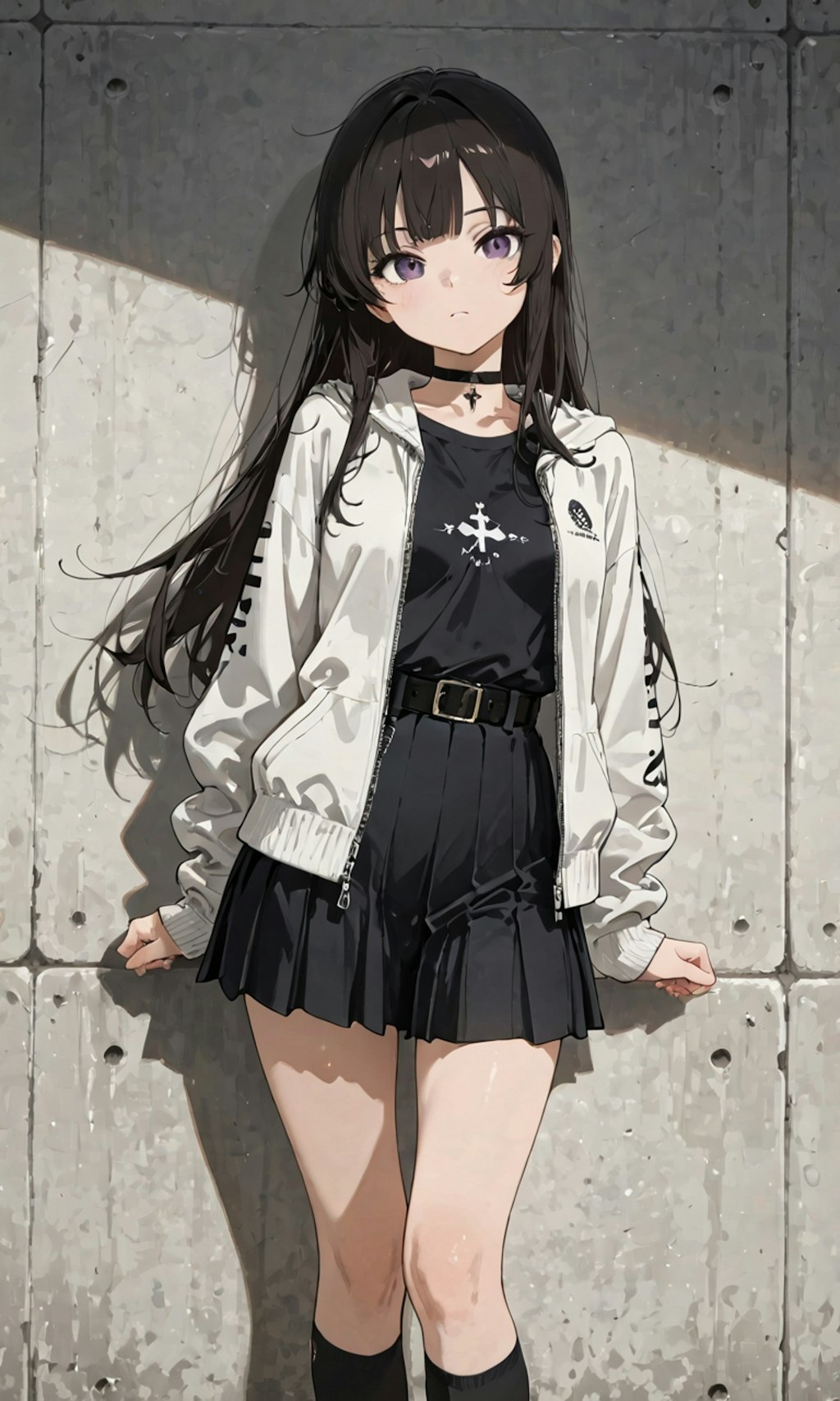 パーカー女子