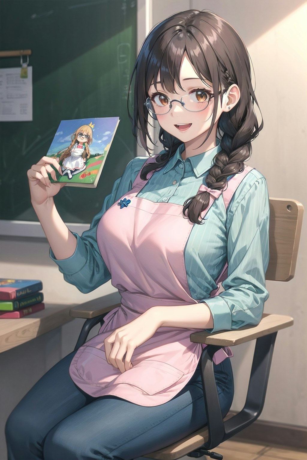 次の読み聞かせに使う本、どれにしようかしら