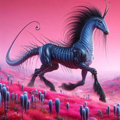異星の馬 | の人気AIイラスト・グラビア