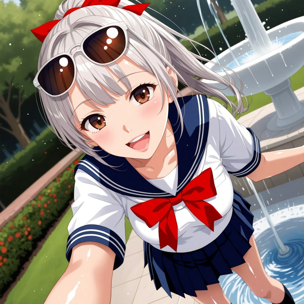 水遊びしよーよー　今日の女の子 9/19