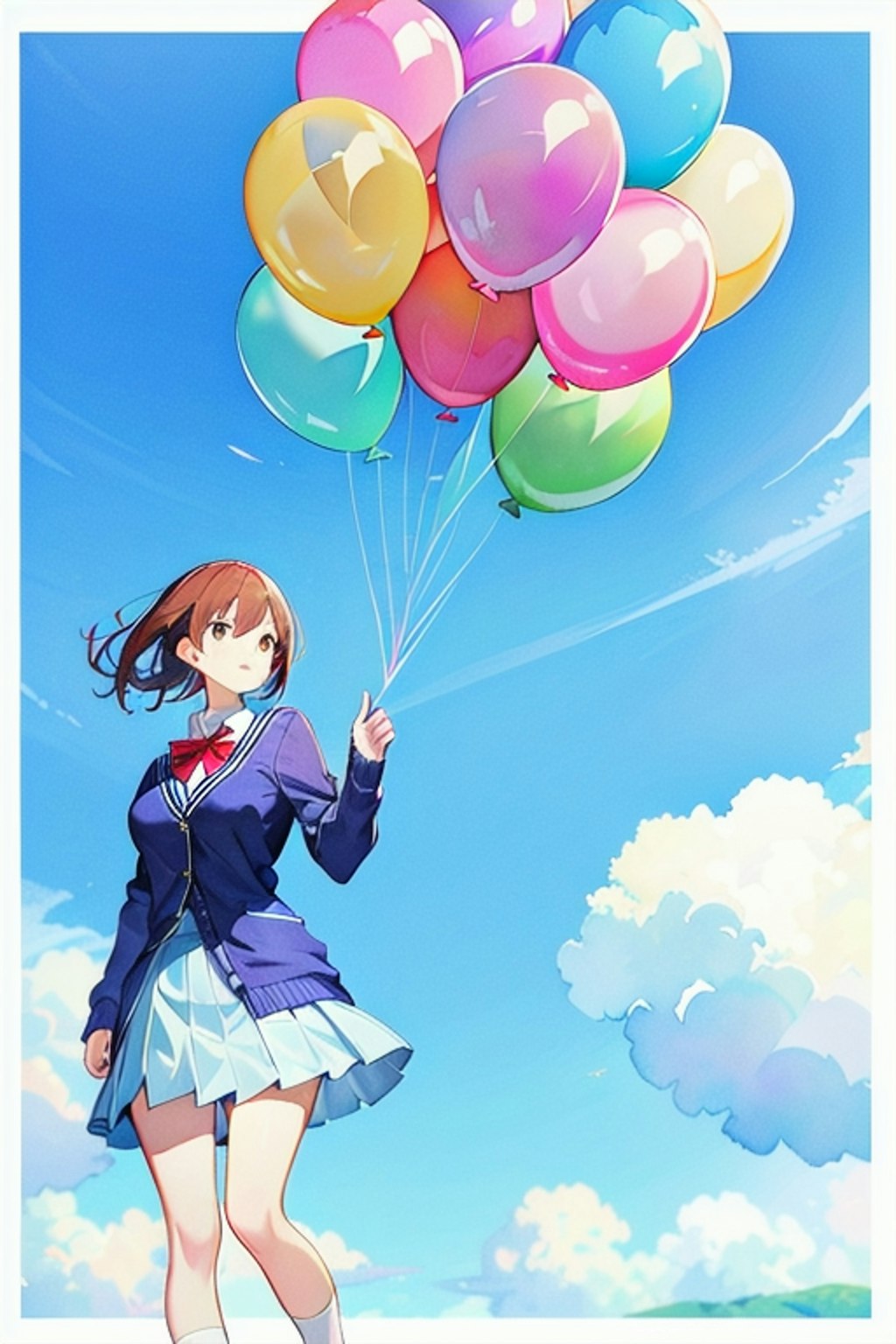 Summer Balloon Girl