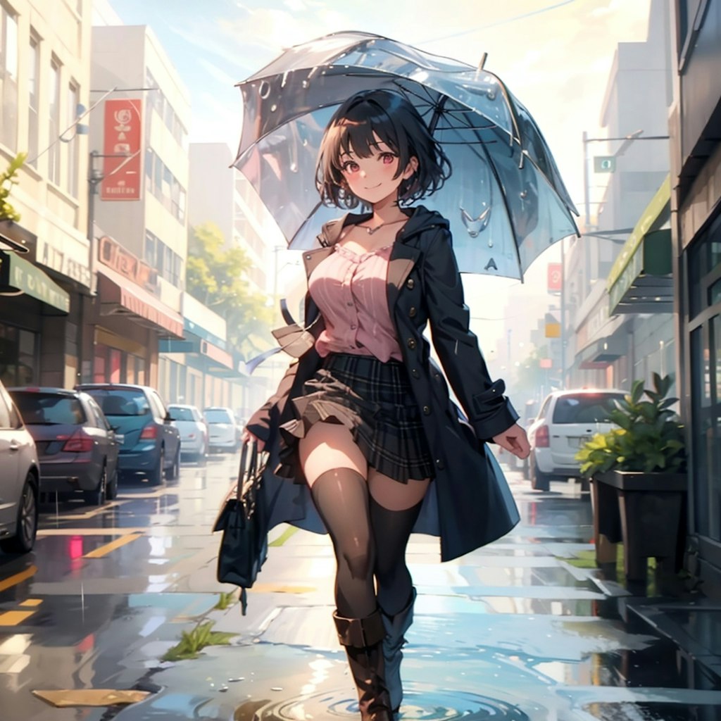 雨の日のおしゃれ