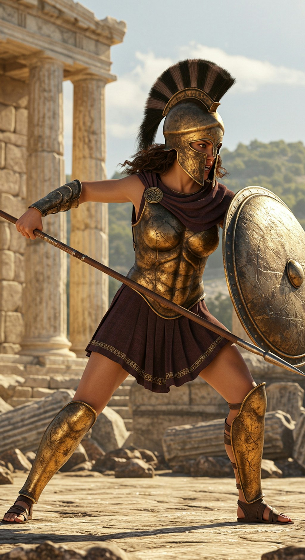 ギリシア女性兵士