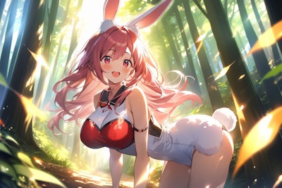 Rabbit girl (web generated)