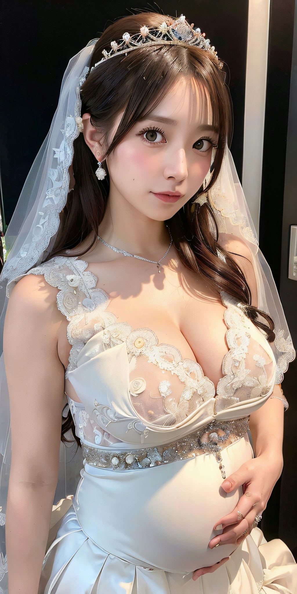 今日の若ママ花嫁妊婦