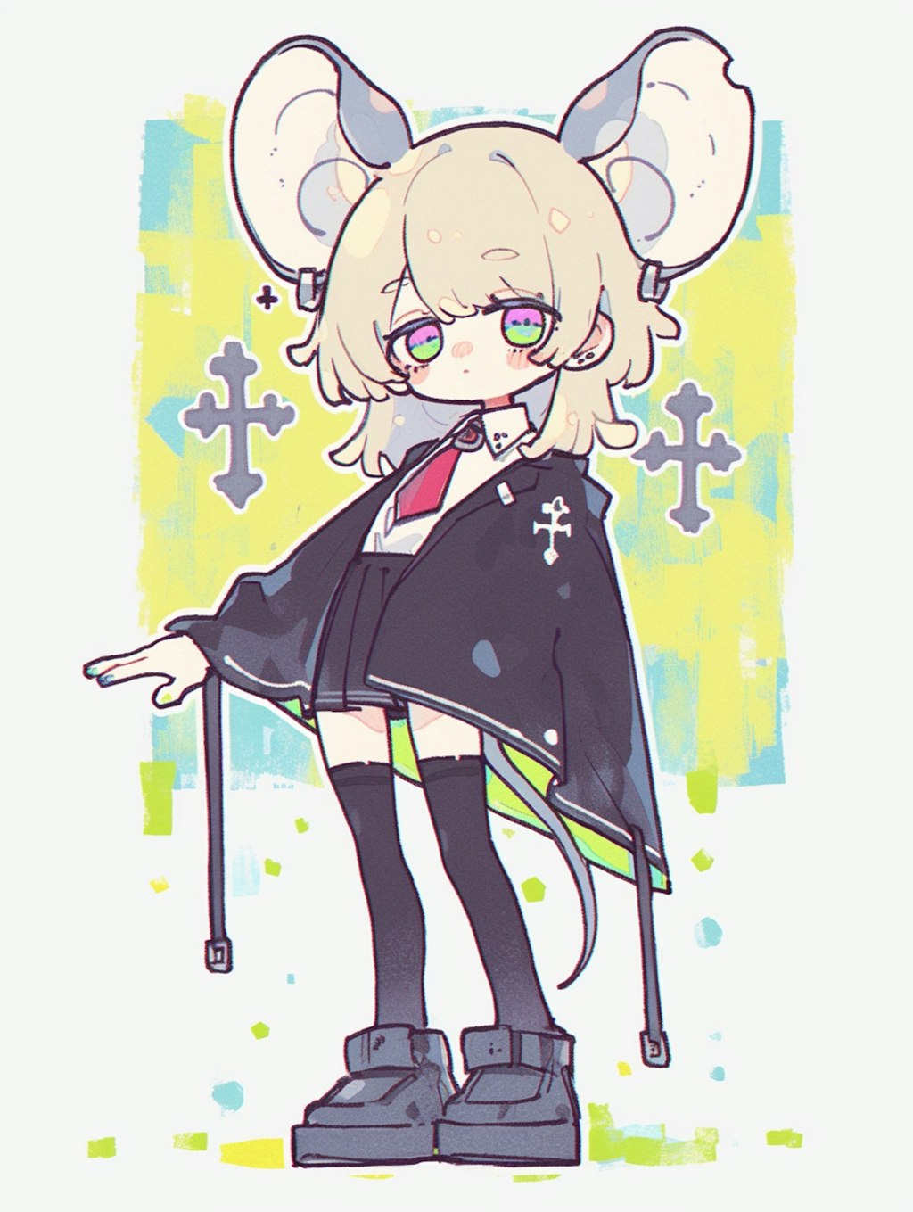 ニーハイ🐭制服