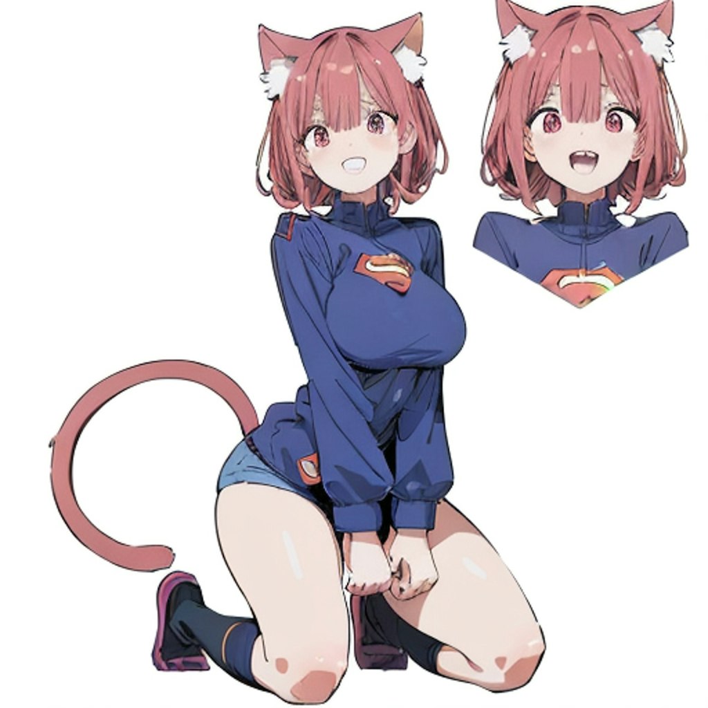 赤い猫娘