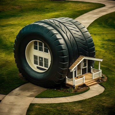 タイヤの家