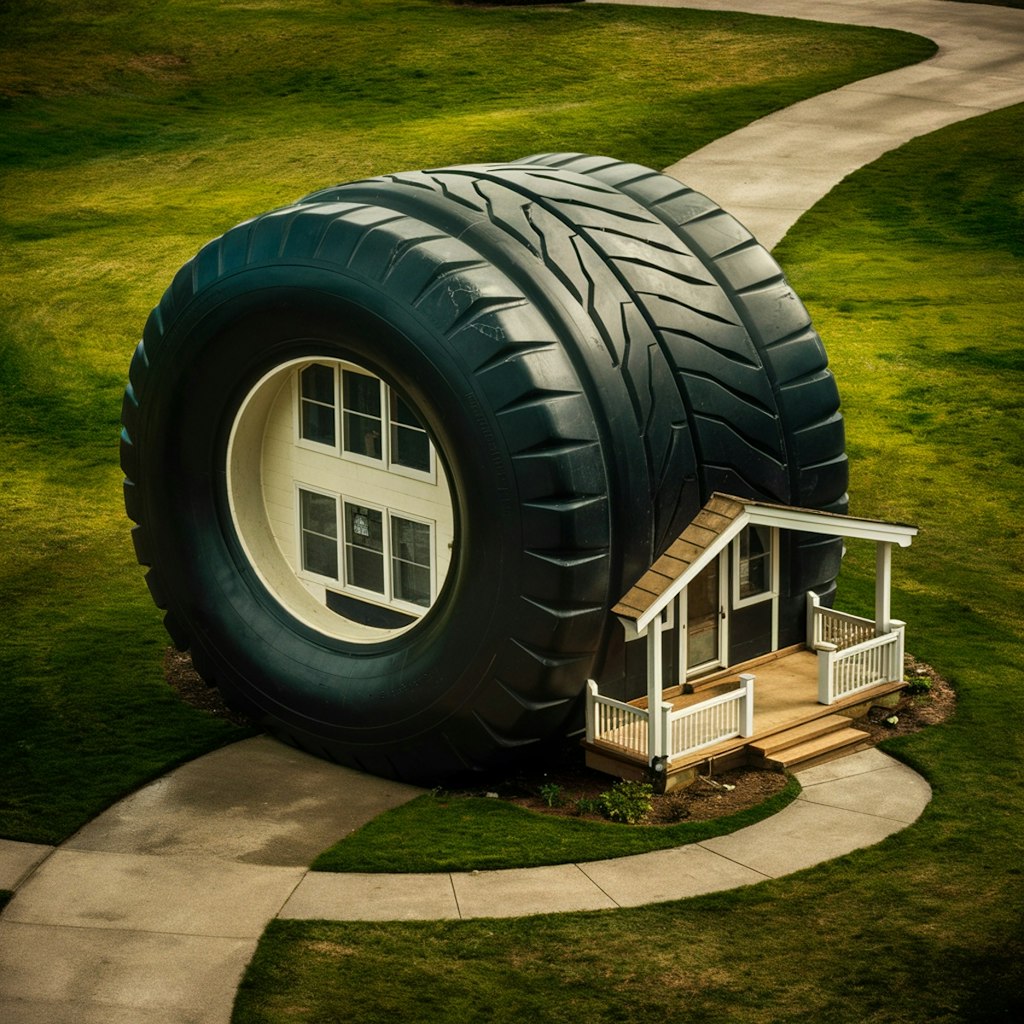 タイヤの家