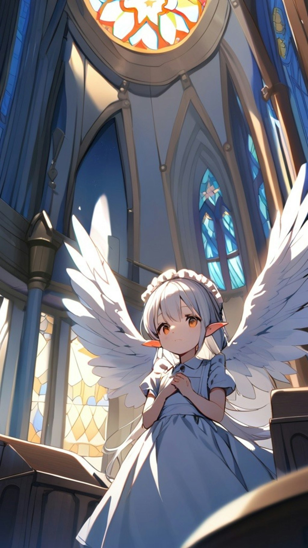 とある教会に住む天使