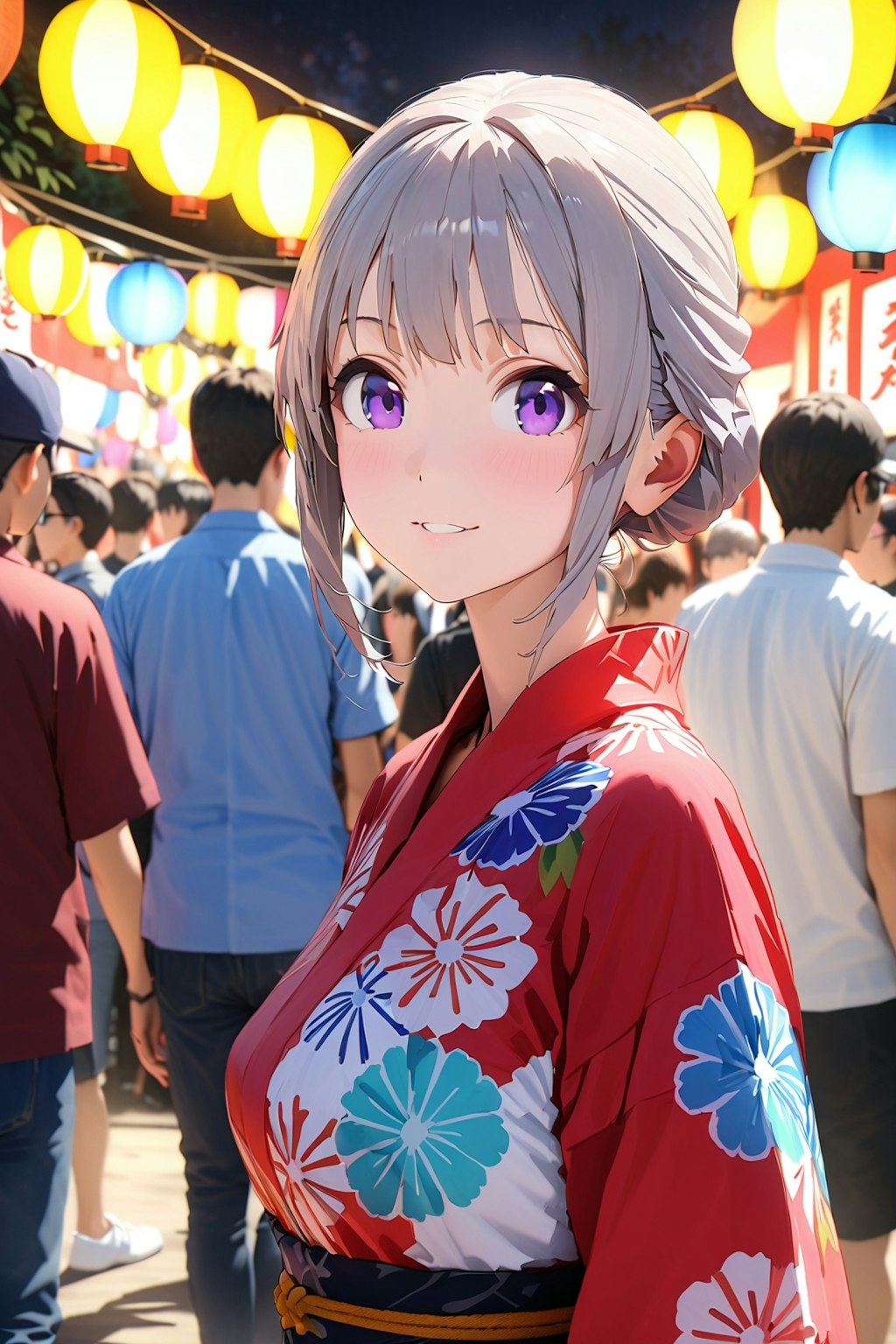 （６２２HQ）銀髪ちゃん夏祭り