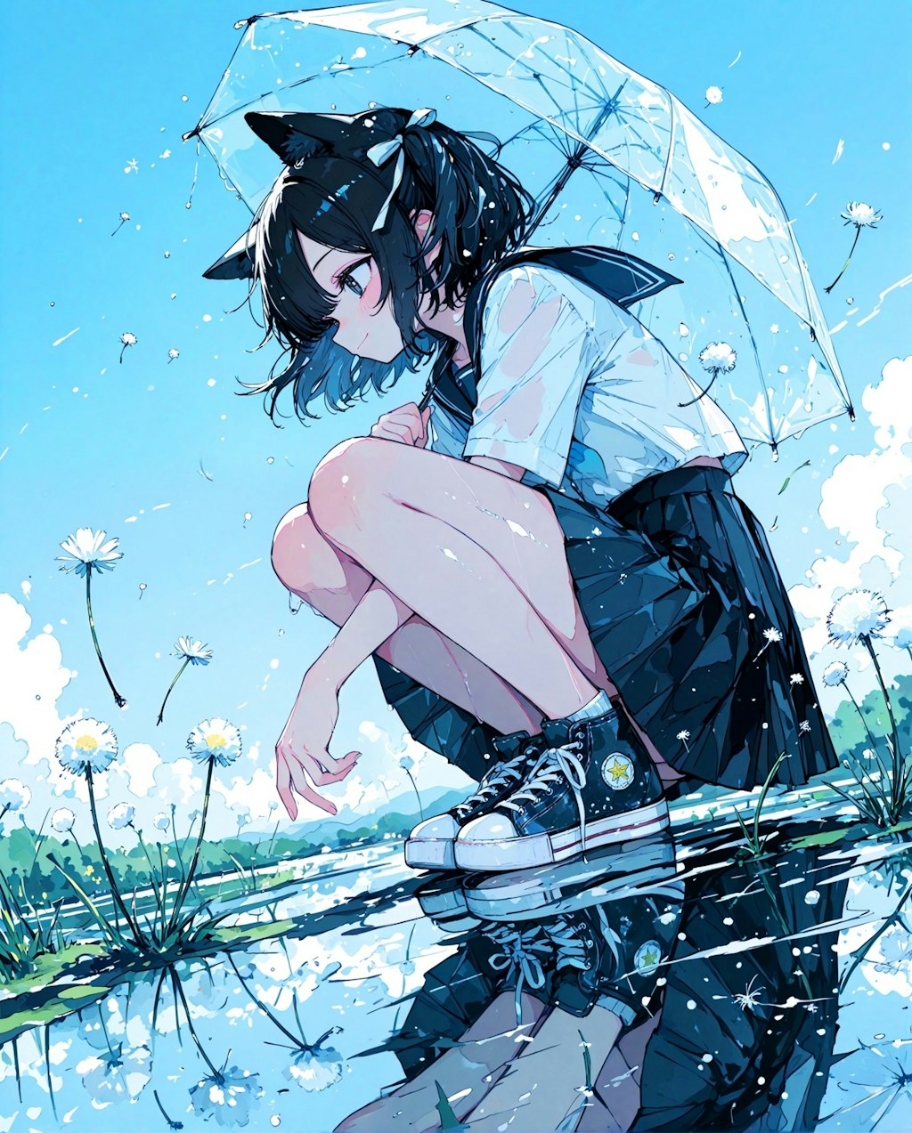 雨上がりの少女