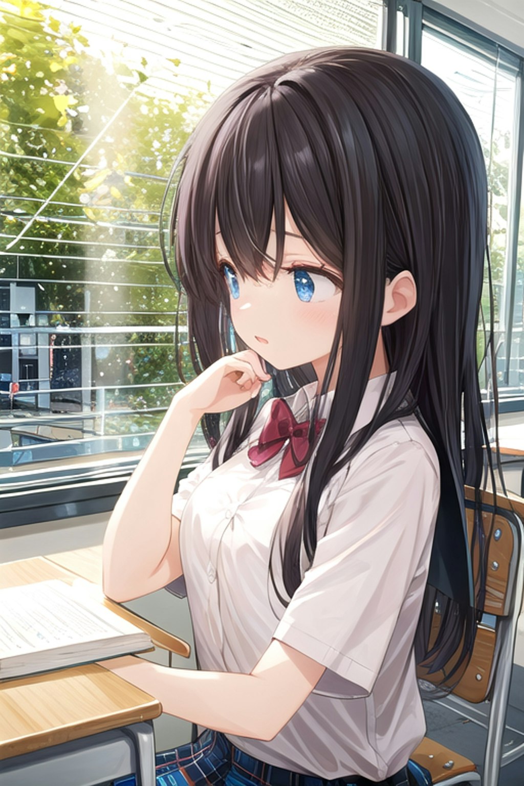 本を読む女の子