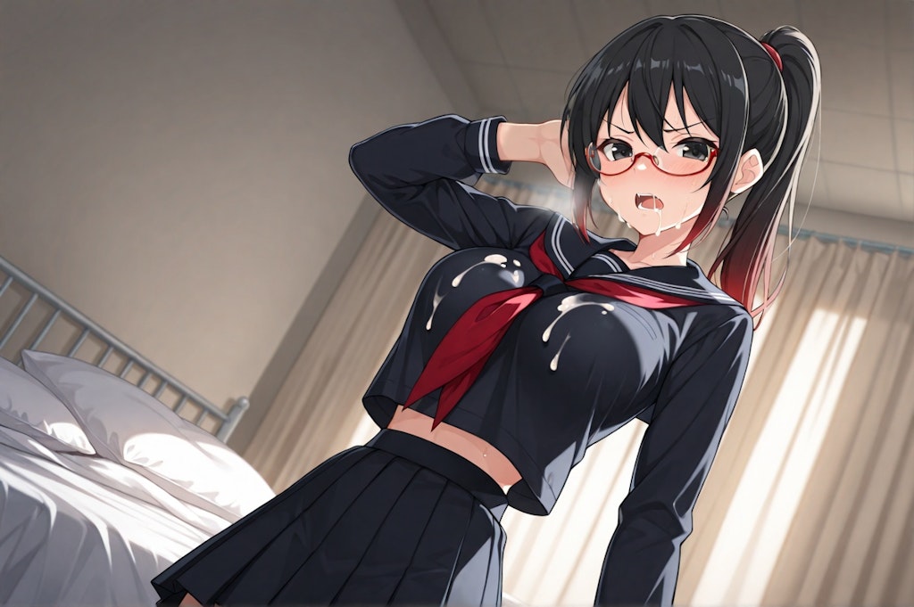 生意気な妹に学校で抜いてもらった③