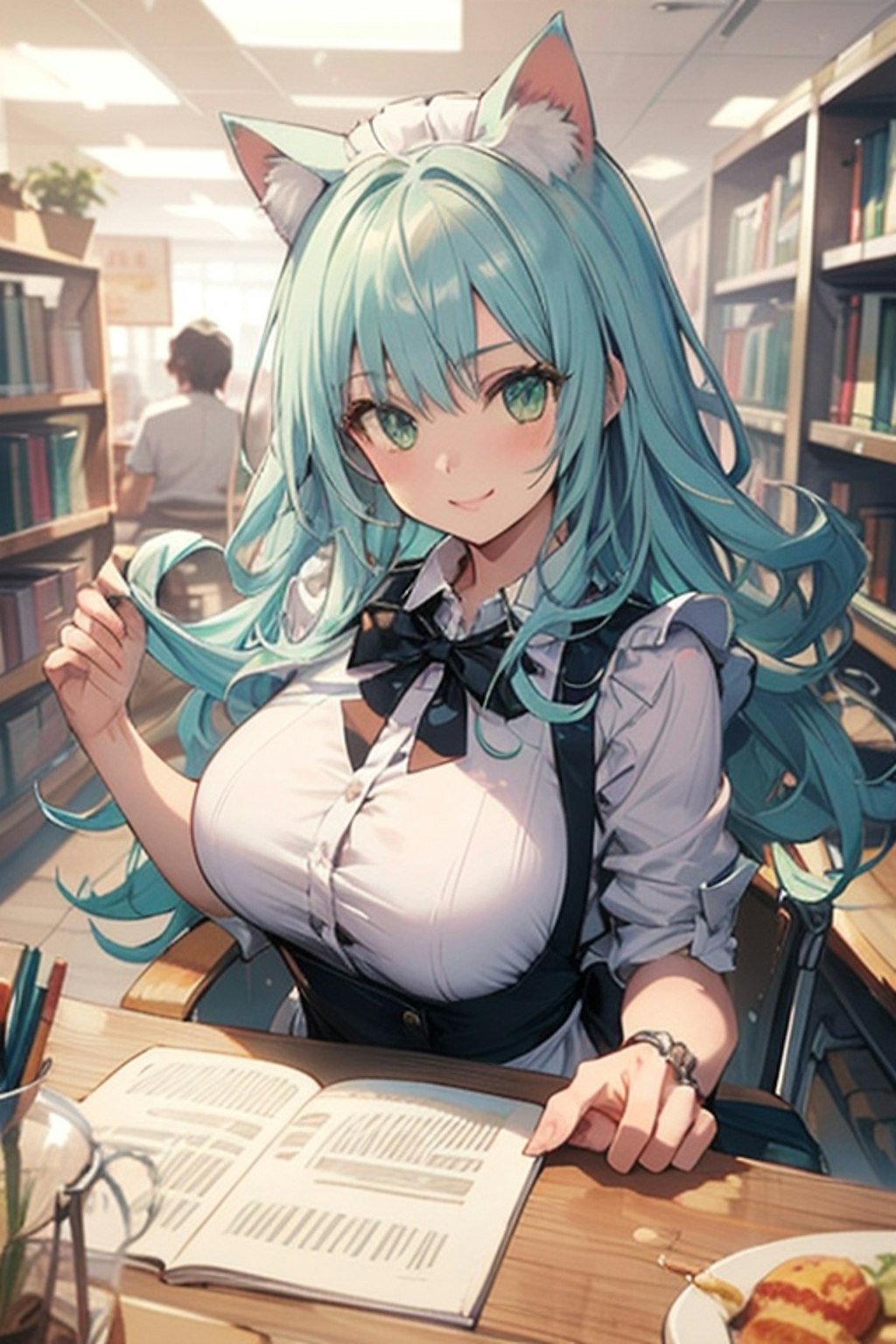 TOPAZ猫耳図書館のししょちゃん風_20231127