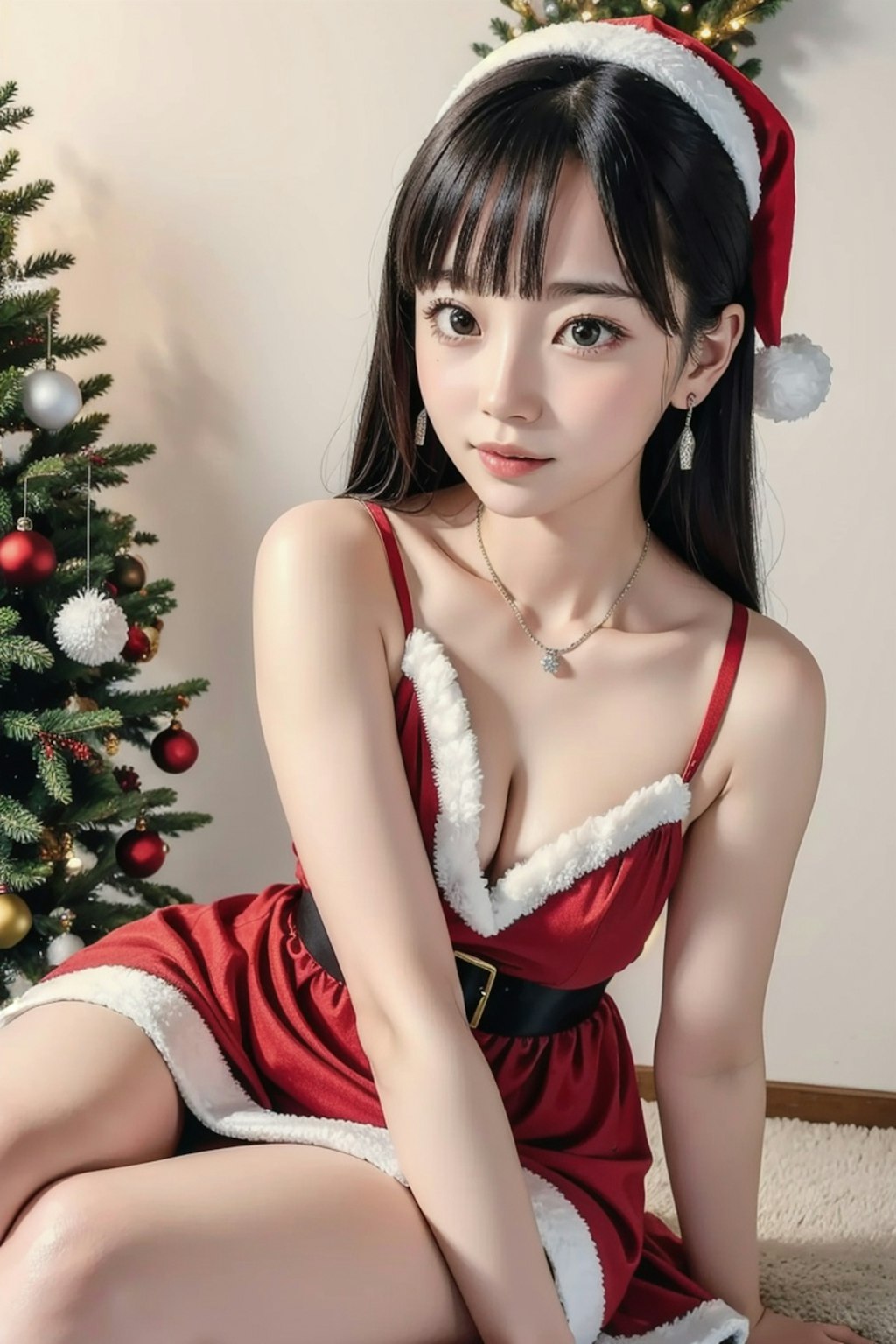 【クリスマス】ロングヘアー女の子